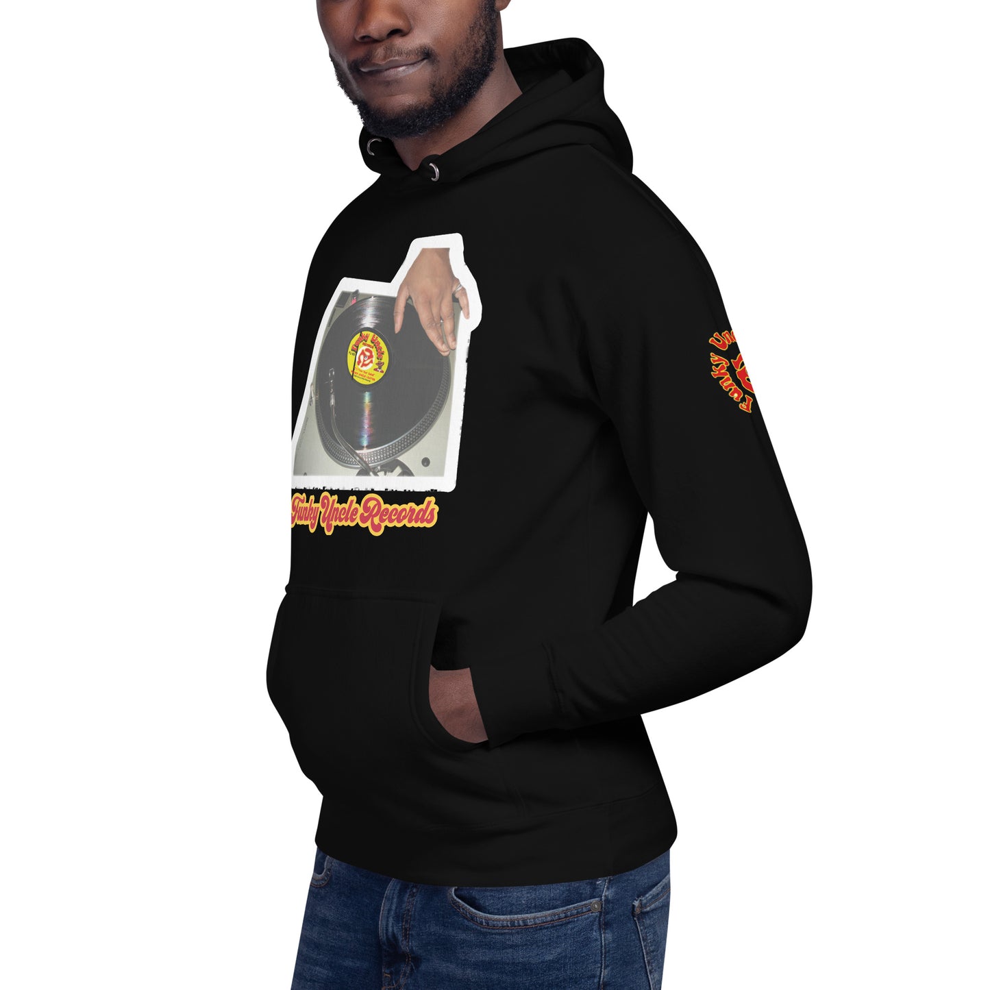 Unisex Funky Uncle Turntable Hoodie